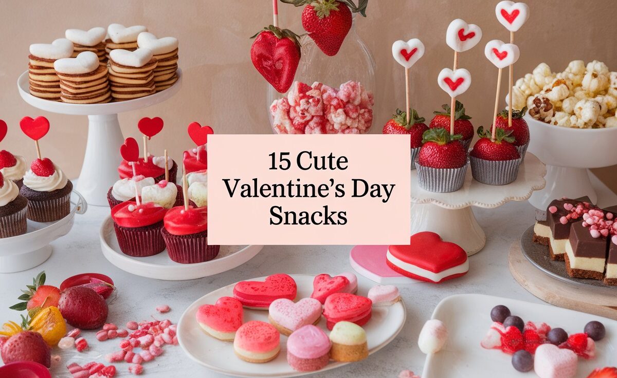 15 Cute Valentine’s Day Snacks