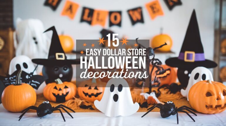 15 Easy Dollar Store Halloween Decorations 1