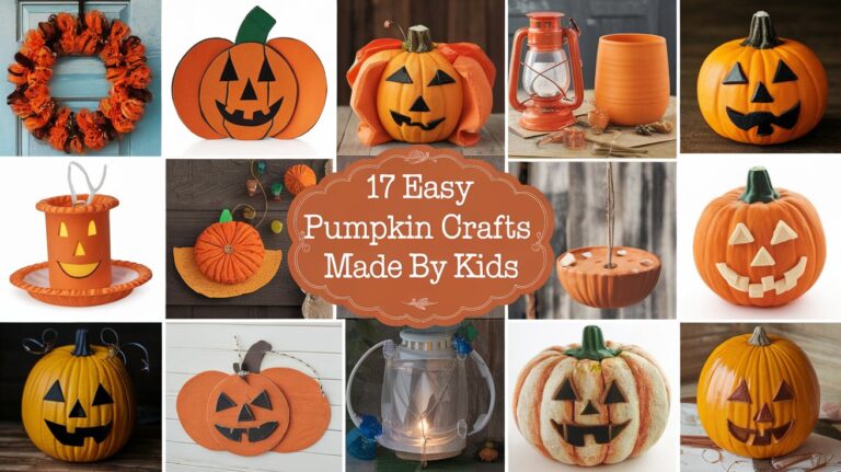 17 Easy Pumpkin Crafts Ideas For Kids