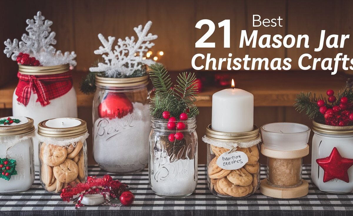 21 Best Mason Jar Christmas Crafts