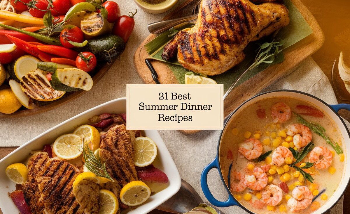 21 Best Summer Dinner Recipes For a Delightful Evening