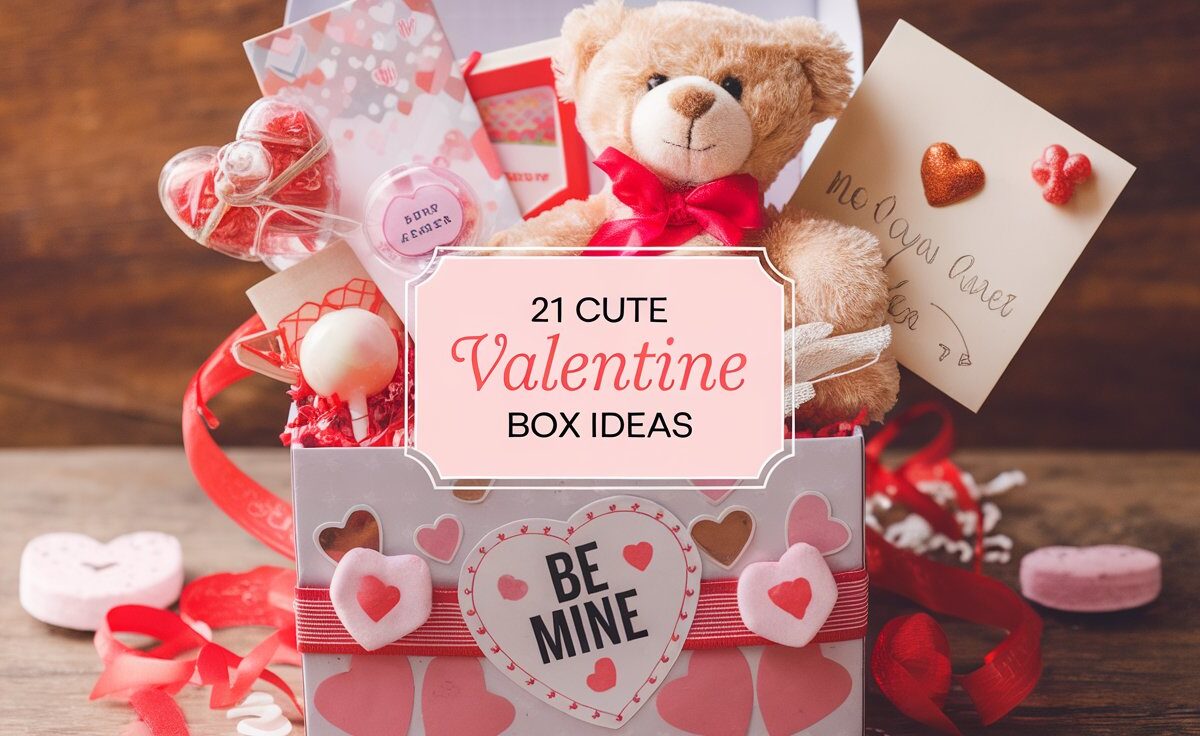 21 Cute Valentine Box Ideas