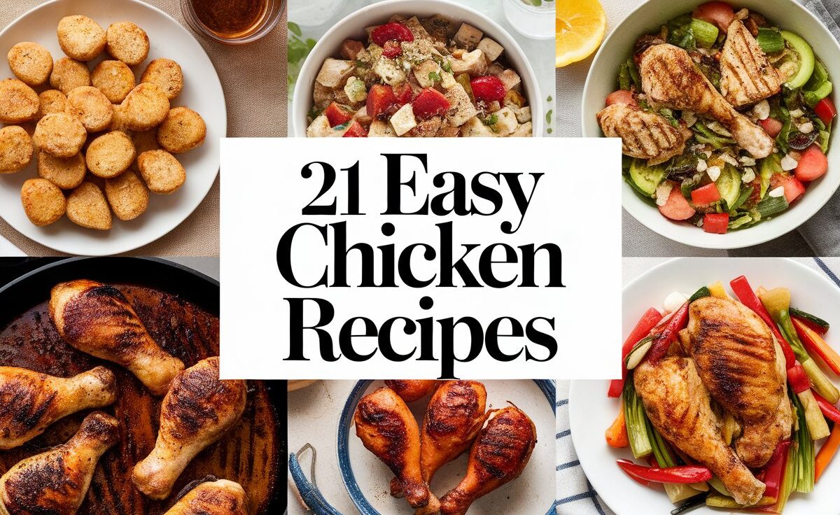 21 Easy Chicken Recipes