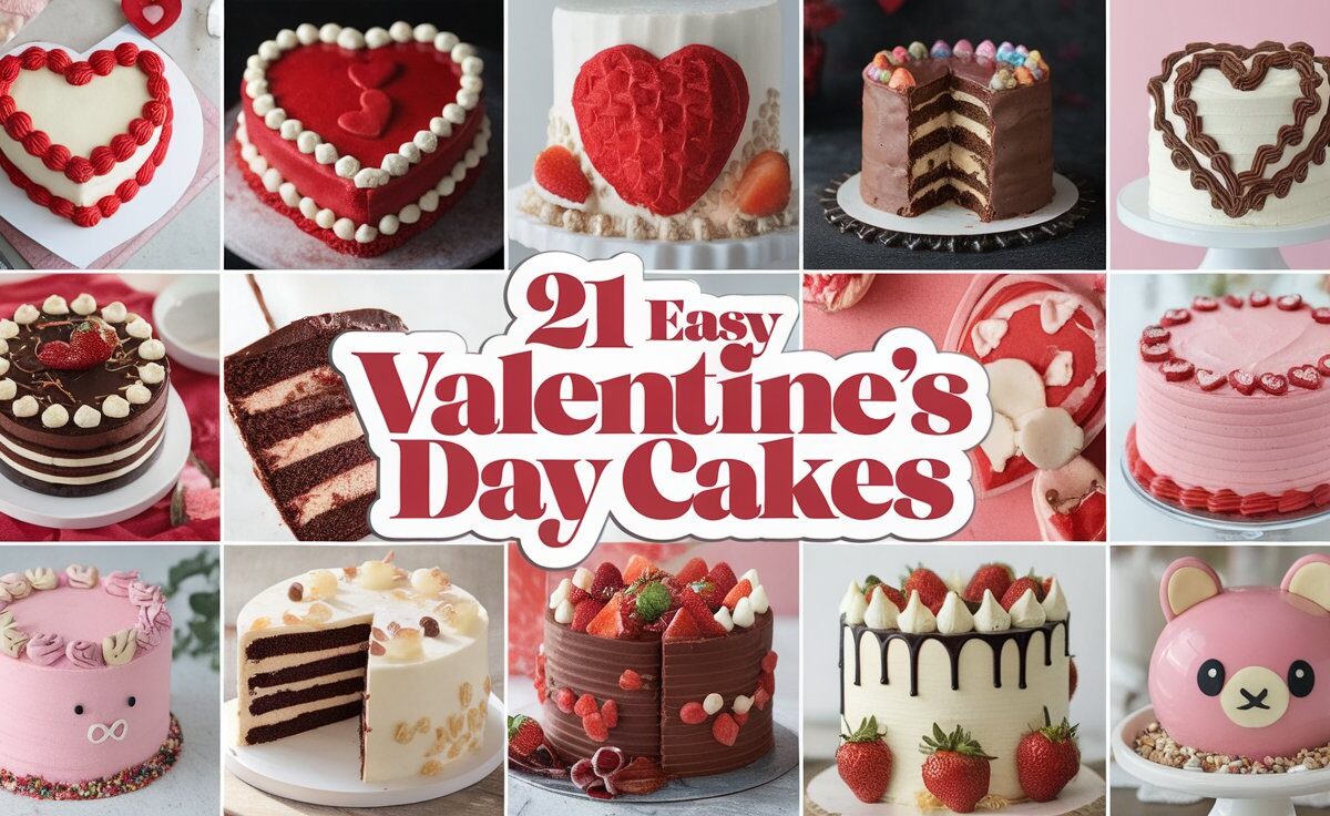 21 Easy Valentine’s Day Cakes