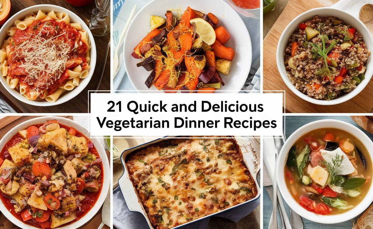 21 Quick and Delicious Vegetarian Dinner Recipes