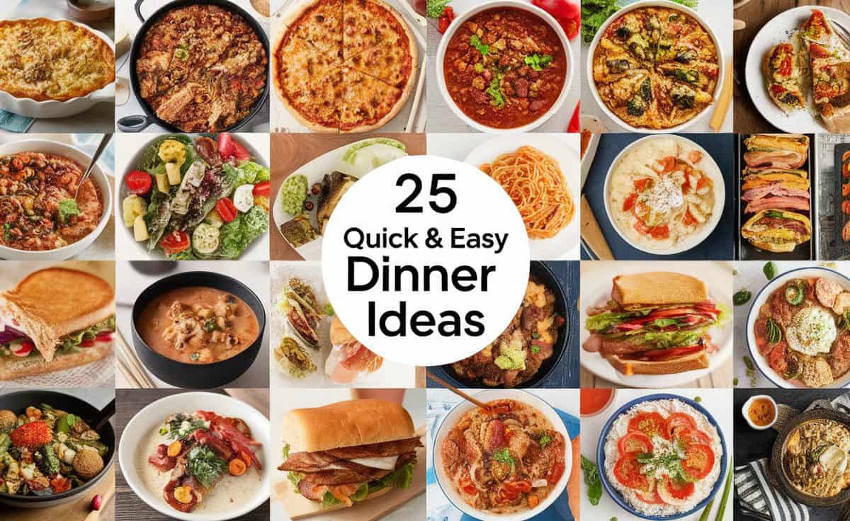 25 Quick & Easy Dinner Ideas For Delicious Weeknight Meals