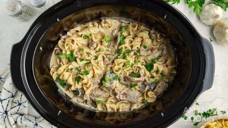 Crockpot Beef Stroganoff FB