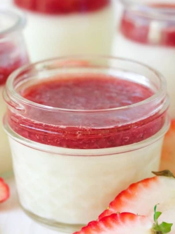 Strawberry Panna Cotta