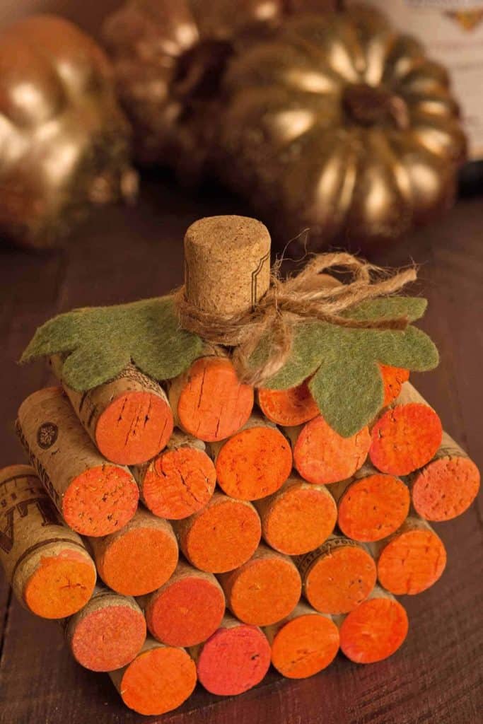 Wine Cork Pumpkin