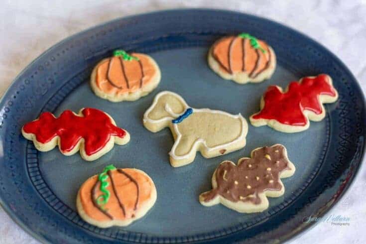 fall sour cream sugar cookie