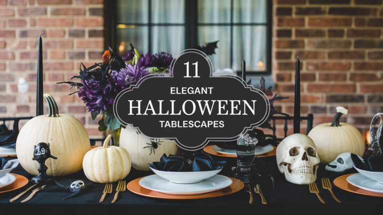 11 Elegant Halloween Tablescapes