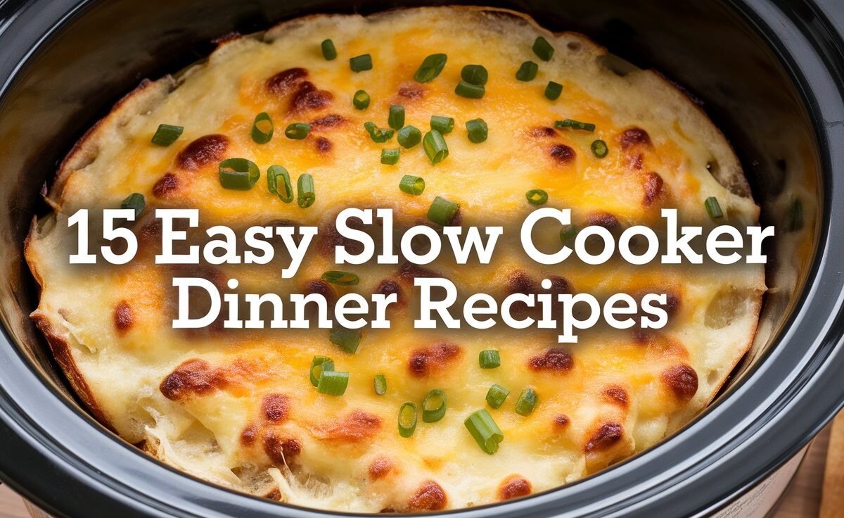 15 Easy Slow Cooker Dinner Recipes