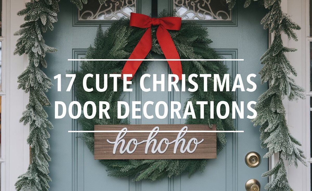 17 Cute Christmas Door Decorations