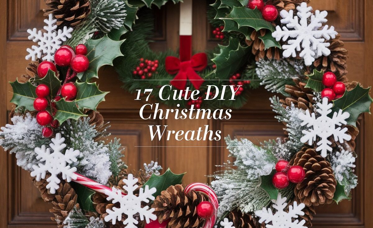 17 Cute DIY Christmas Wreaths