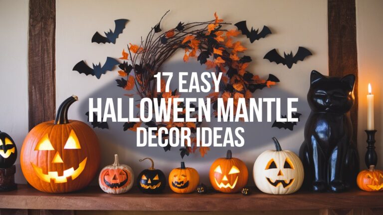 17 Easy Halloween Mantle Decor Ideas