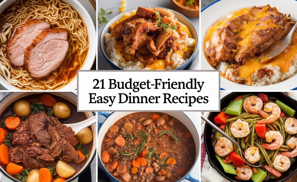 21 Budget-Friendly Easy Dinner Recipes