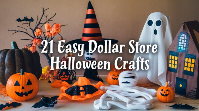 21 Easy Dollar Store Halloween Crafts