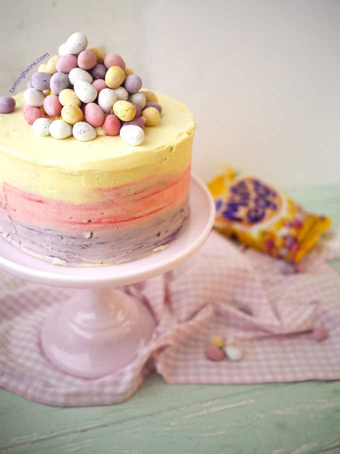 Easter Mini Egg Ombre Cake