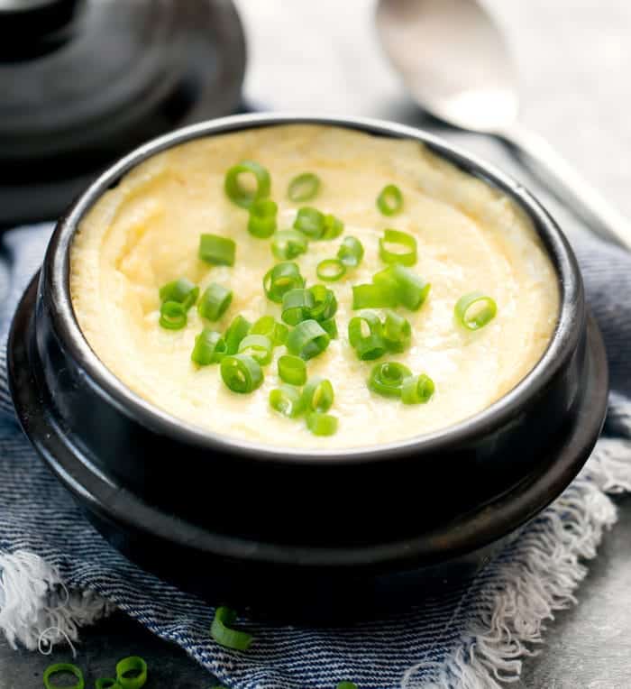 Korean steamed eggs