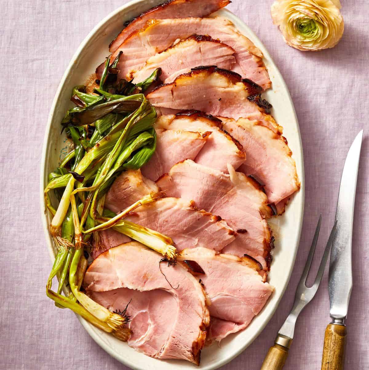 cherry bourbon glazed ham 1677183262