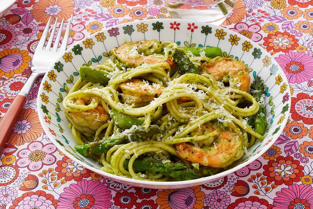 shrimp pesto pasta recipe 1646764605