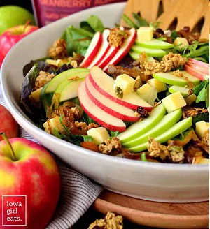 Apple Orchard Salad with Maple Dijon Vinaigrette iowagirleats 01 srgb