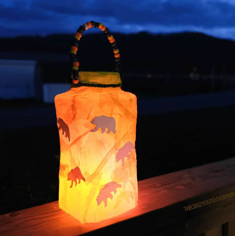 CAMPING LANTERN CRAFT KIDS