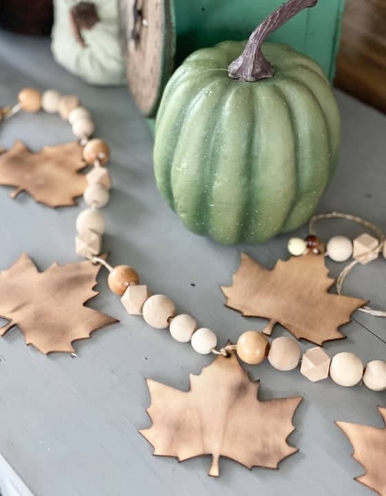 DIY Dollar Store Fall Garland Craft Ideas