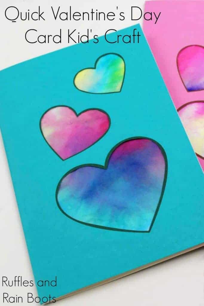 Valentines Day card craft for kids