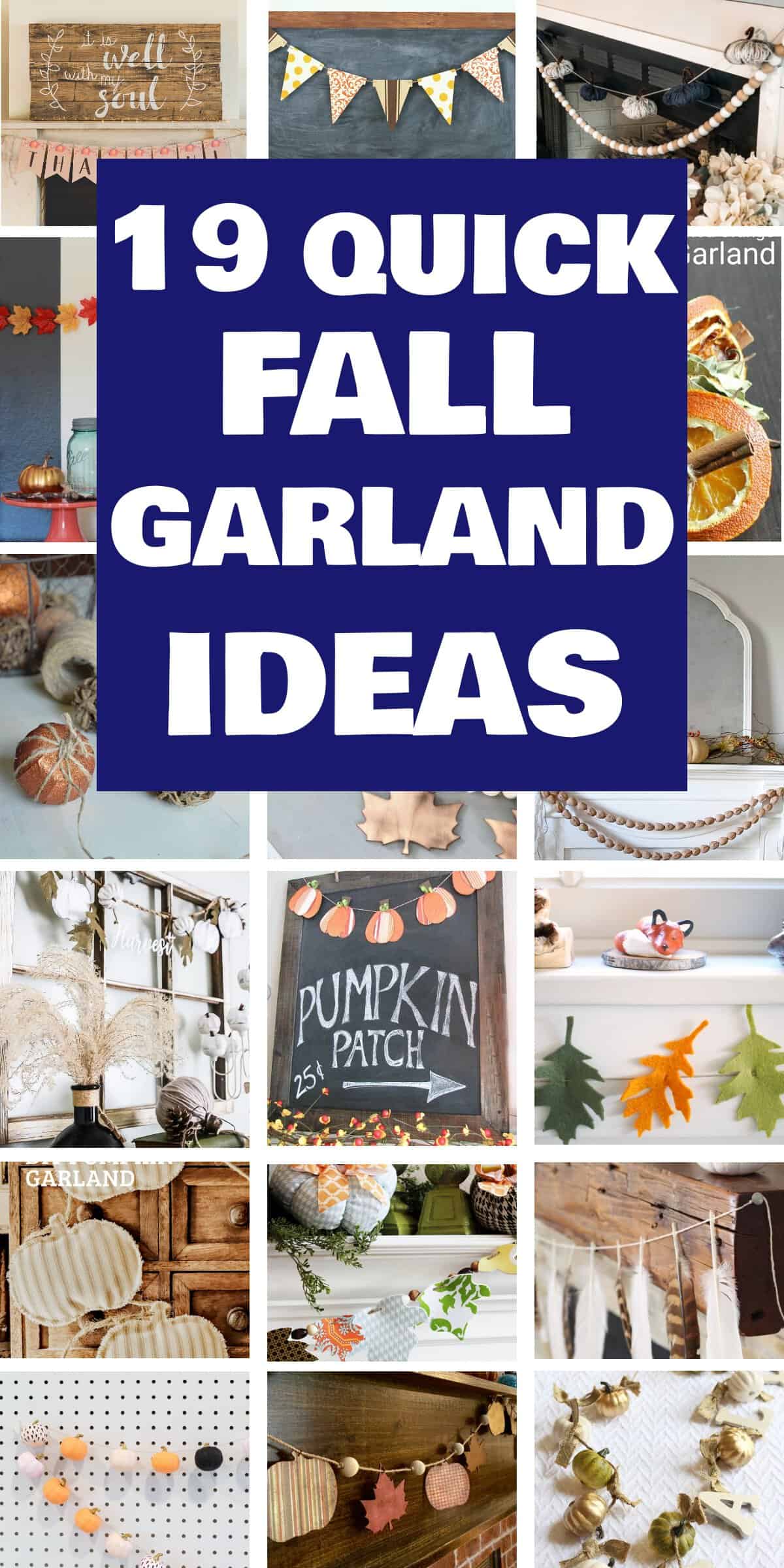 19 Best Fall Garland Ideas