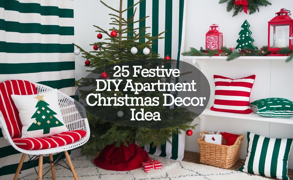 25 Festive DIY Apartment Christmas Décor Ideas