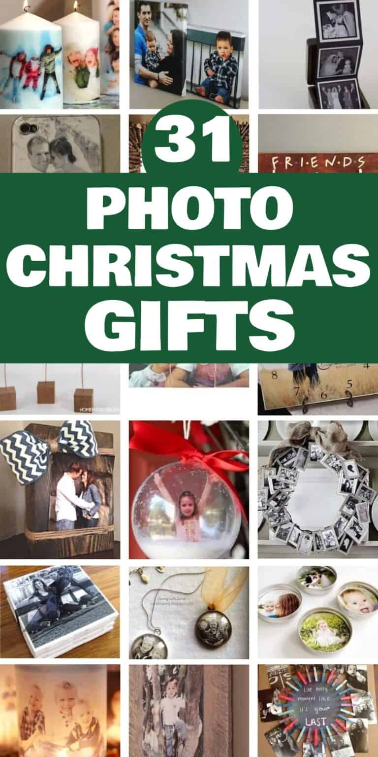 31 DIY Photo Christmas Gifts