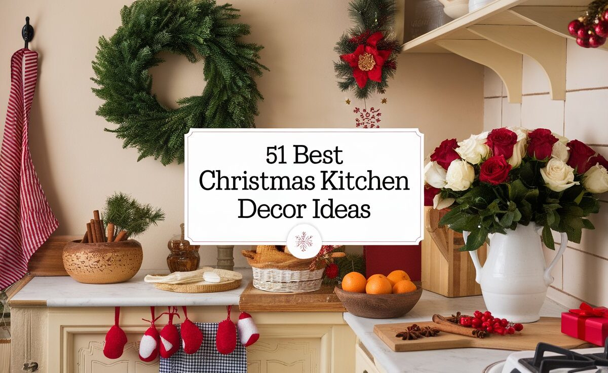 51 Best Christmas Kitchen Decor Ideas