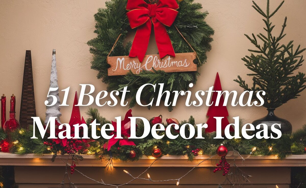 51 Best Christmas Mantel Decor Ideas