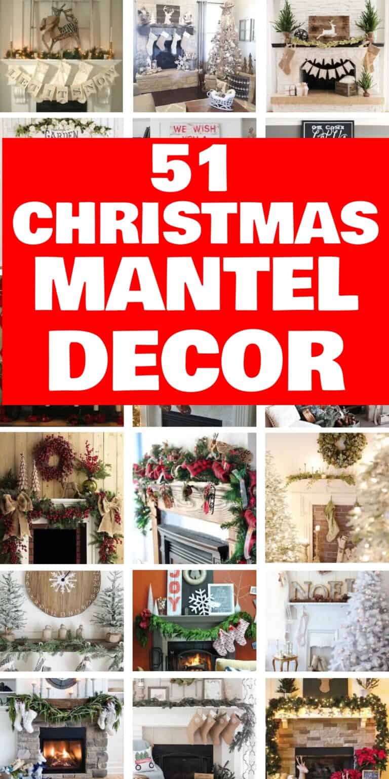 51 Best Christmas Mantel Decor Ideas