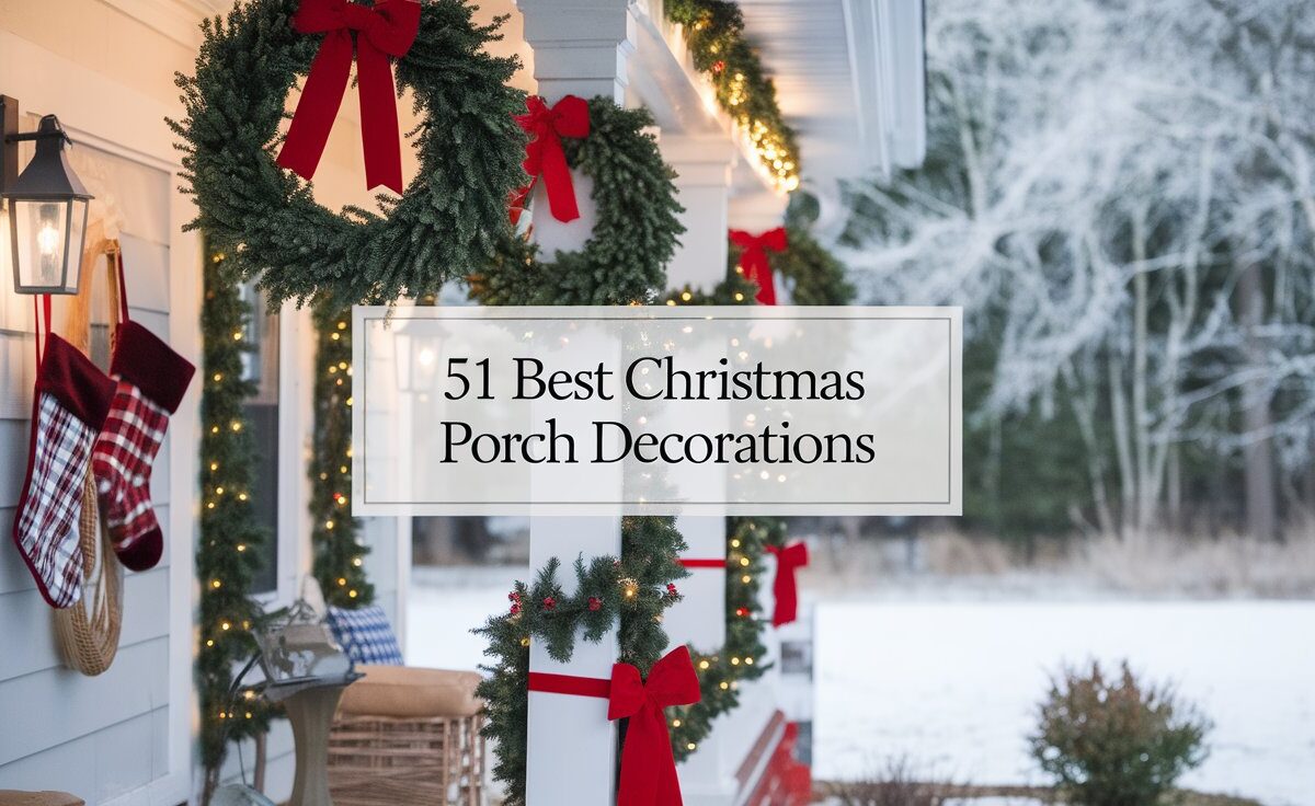 51 Best Christmas Porch Decorations