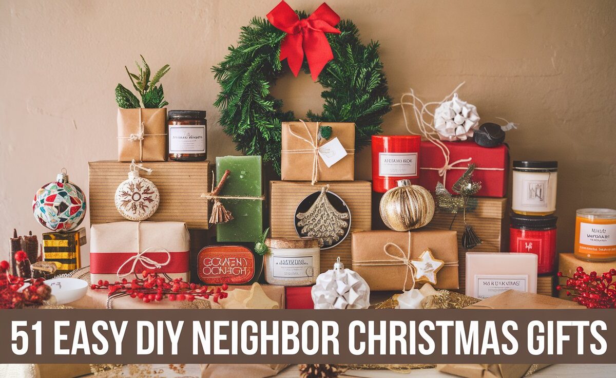 51 Easy DIY Neighbor Christmas Gifts to Spread Holiday Cheer