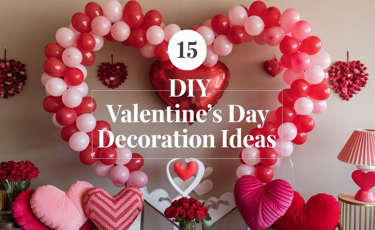 15 DIY Valentine’s Day Decoration Ideas