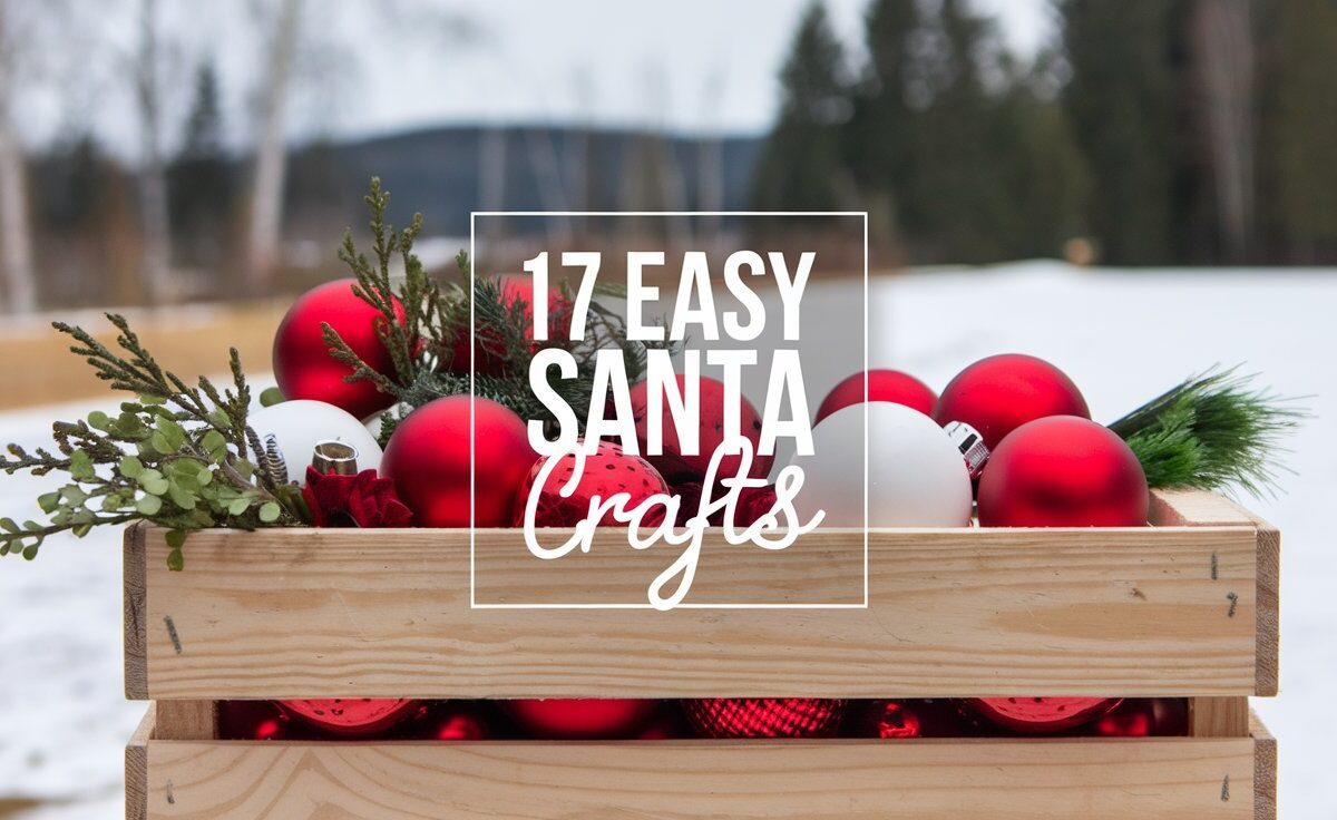 17 Easy Santa Crafts