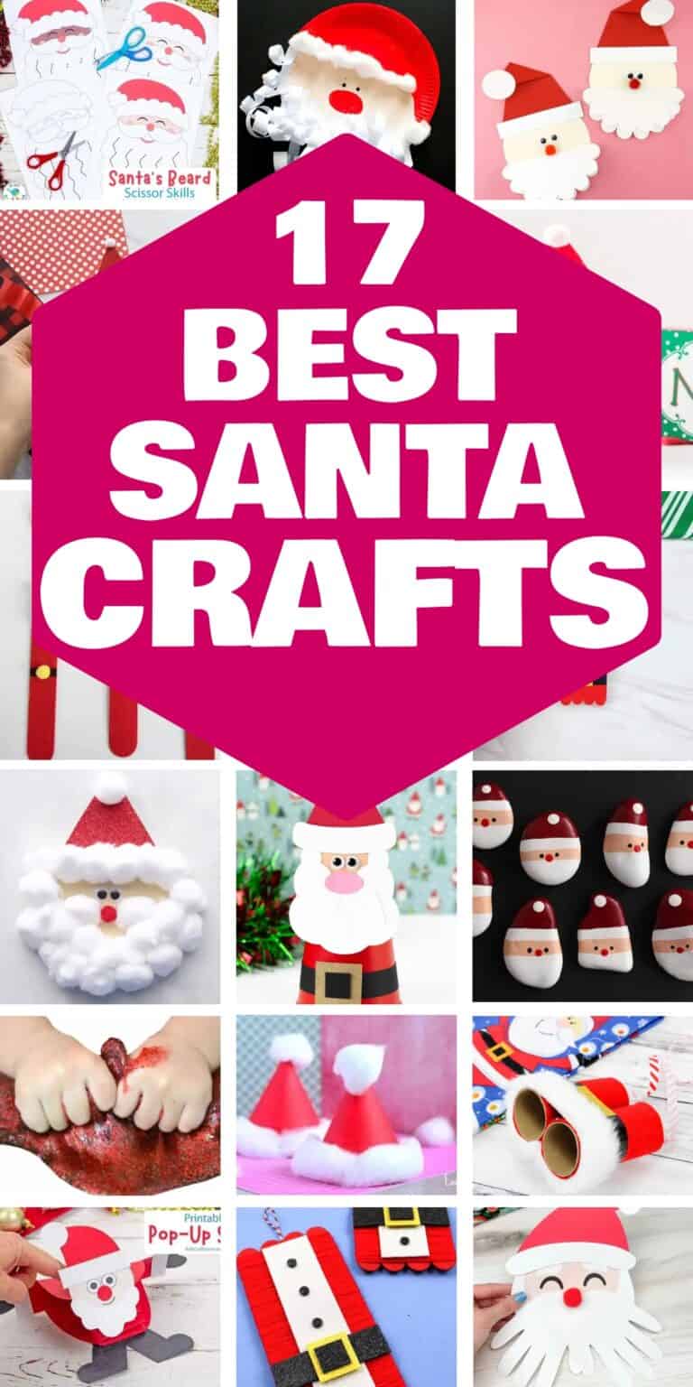 17 Easy Santa Crafts