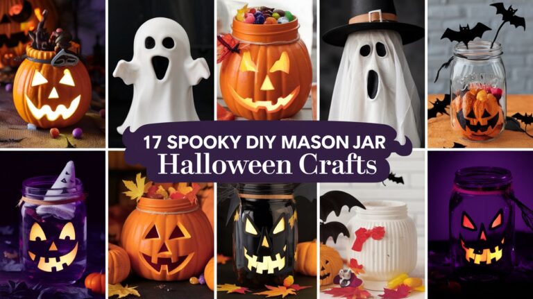 17 Spooky DIY Mason Jar Halloween Crafts 1