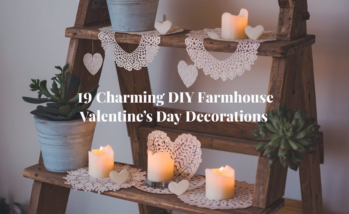 19 Charming DIY Farmhouse Valentine’s Day Decorations