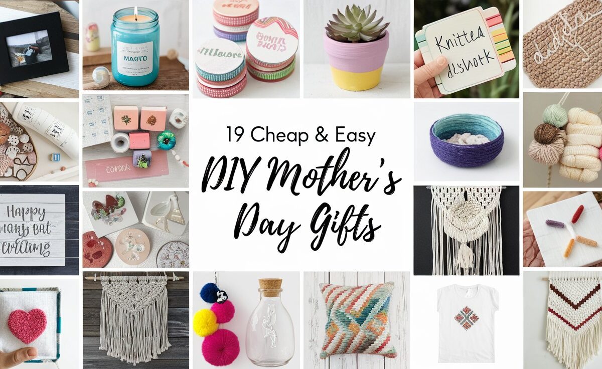 19 Cheap & Easy DIY Mother’s Day Gifts