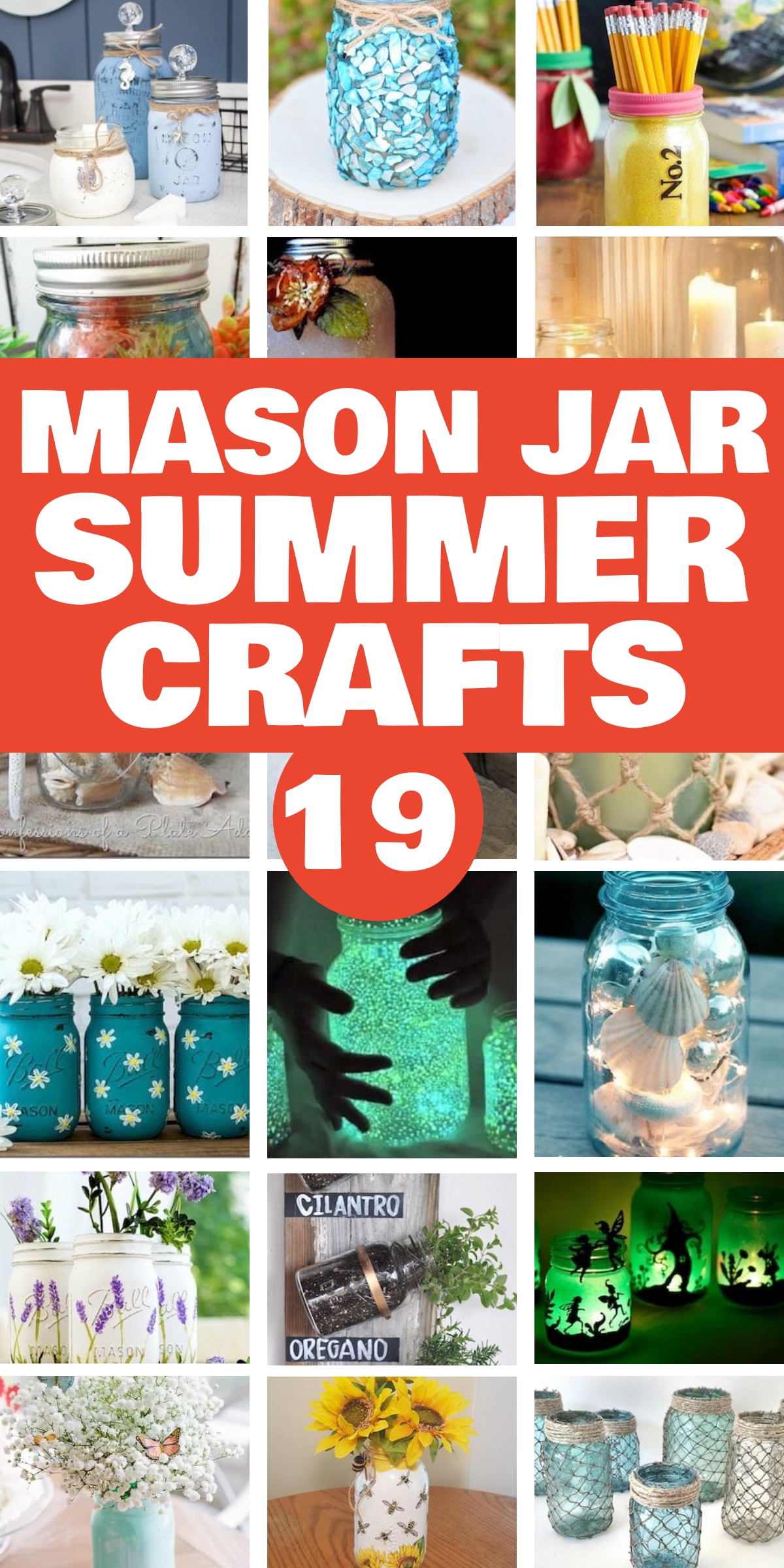 19 Mason Jar Summer Crafts