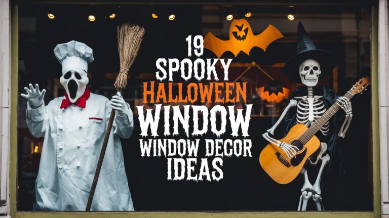 19 Spooky Halloween Window Decor Ideas 1