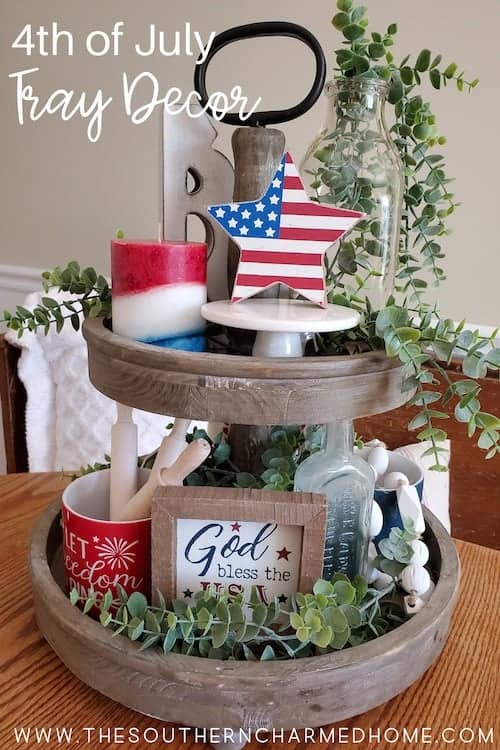 1 4th of July Tray Decor Pinterest