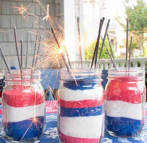 1 mason jar flag craft sand 11