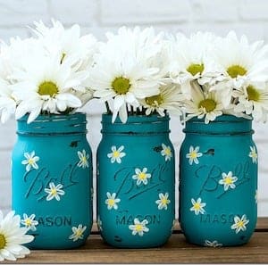 1 painted daisy mason jars 4 of 26 thumb