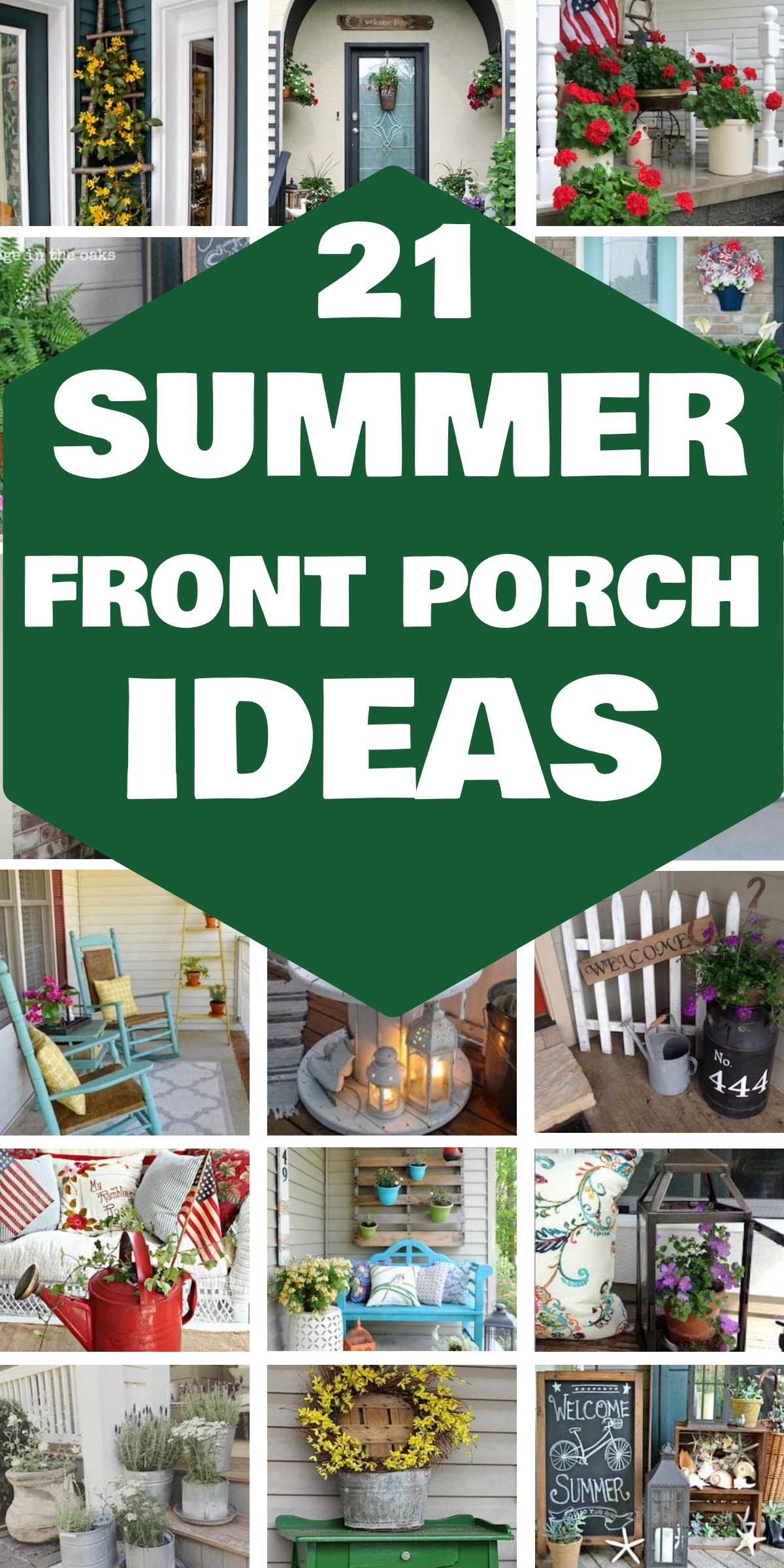 21 DIY Summer Front Porch Ideas