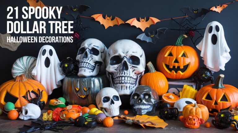 21 Spooky Dollar Tree Halloween Decorations 1